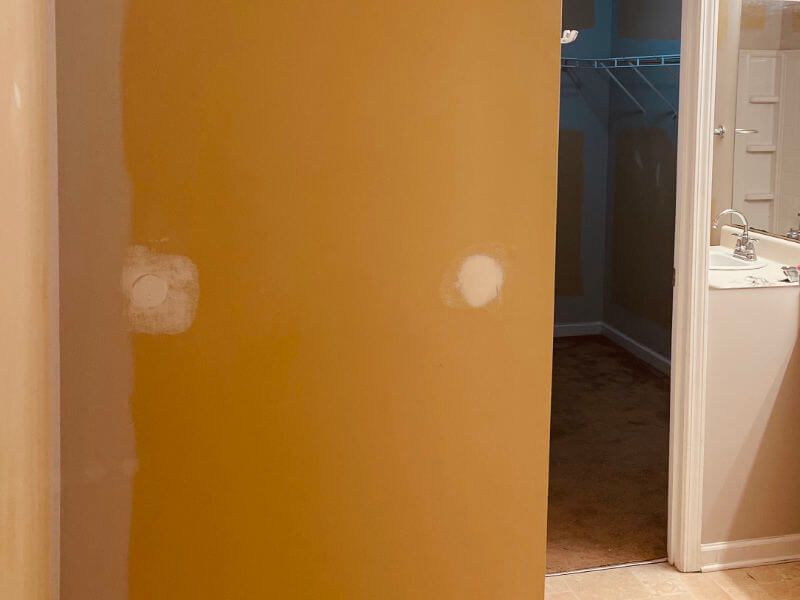 newnan drywall repair 1 drywall repair on bathroom wall in newnan, georgia house